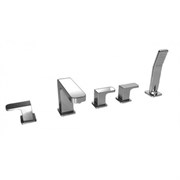 Смеситель на борт ванны KAISER Sonat 34222 Сhrome на 5 отверстий 14663
