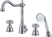 Смеситель на борт ванны GANZER KONSTANTIN GZ 09034 хром 17391