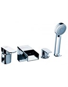 Смеситель на борт ванны Фэма CASCADE на 4 отверстия хром 23256