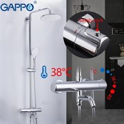 Душевая система с термостатом GAPPO G2490 хром 25313