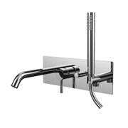 Смеситель для ванны с душем Paffoni Light LIG001CR (с внутренней частью) 27132