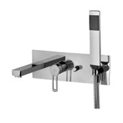 Смеситель для ванны с душем Paffoni Ringo RIN001CR (с внутренней частью) 27143