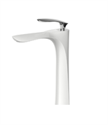 Смеситель для раковины Grocenberg  GB3001WC белый/хром 28009