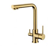 Смесители для кухни с подключением под фильтр Grocenberg GB40551GO золото 42245