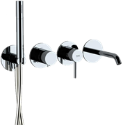 Смеситель скрытого монтажа для ванны с душем Remer X STYLE X96S03ROXXG хром 42310