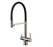 Смесители для кухни с подключением под фильтр Grocenberg GB4099NK никель 42669