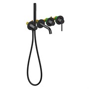 Смеситель для ванны встроенный Timo Saona 2314/03YSM Черный матовый 43792