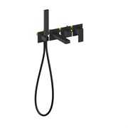 Смеситель для ванны встроенный Timo Selene 2014/03YSM Черный матовый 43798