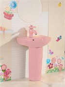 Детская раковина розовая Gid Nb192pk 44600